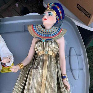 Rare vintage Egyptian queen doll